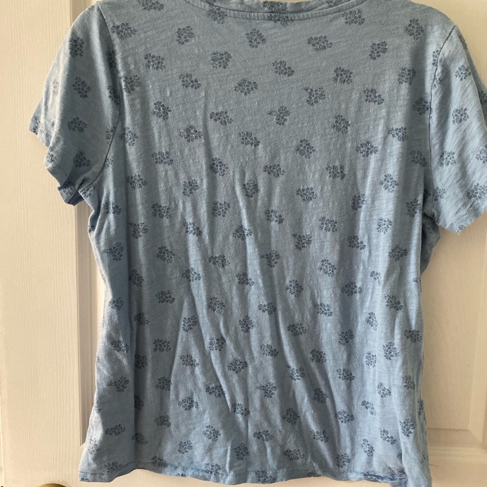 Sonoma Blue Floral Women's Top - Picture 2 of 3